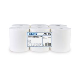 Handtuchrolle Autocut 20 cm, hochweiß ,2-lagig, Ø 19 cm, 6 Rollen in Folie