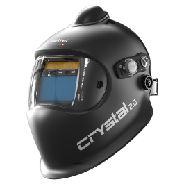 crystal2.0 Frischlufthelm (e3000/X) - schwarz: Frischlufthelm mit variabler Schutzstufe 2/4-12, Shadetronic, manueller Modus, Öffnungsverzögerung mit Fadetronic, CLT (Crystal Lense Technology), Empfindlichkeitsregulierung, Sensorschieber, Schleiffunktion,