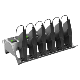 Multibaycharger für sechs e3000/X Batterien Version 2  CH Netzstecker