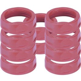 Markierungsmutter M28 rot - M28 • 10 Stück • rot