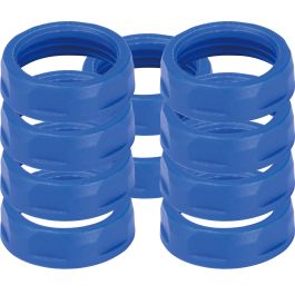 Markierungsmutter M28 blau - M28 • 10 Stück • blau