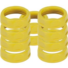 Markierungsmutter M28 gelb - M28 • 10 Stück • gelb