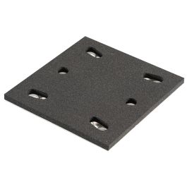 Grundplatte quadratisch - Für Klemmvorrichtung • Für Schleifpapier 114x102 mm • DBO480/DBO484