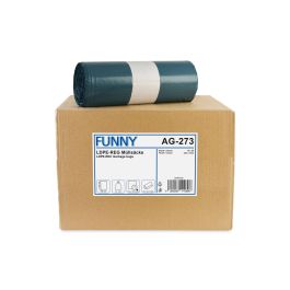 LDPE-Regenerat Müllsacke, blau,   ,Typ100 extra, 120l, 700 x 1.100 mm