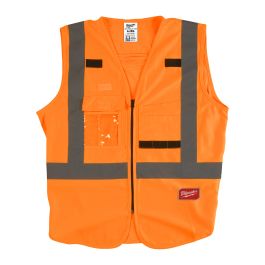 Größe L/XL Warnschutzweste orange
