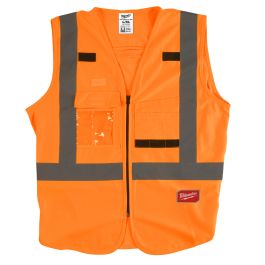 Größe 2XL/3XL Warnschutzweste orange