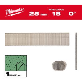 1,05 x 1,25 x 25 mm verzinkt, 0° Stauchkopf-Nägel 18 Gauge für M18FN18GS & M18CN18GS