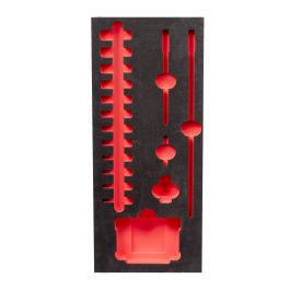 für SHOCKWAVE 1/4" Schlagnüsse lang für Werkstattwagen 78 cm Schaumstoffeinlage 1/3