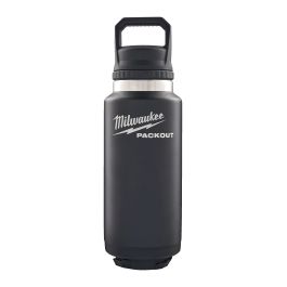 1065 ml mit Schraubdeckel, schwarz ﻿PACKOUT Isolierflasche