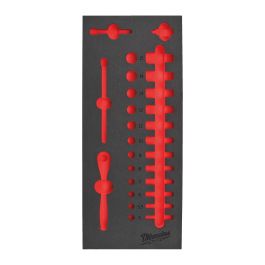 für 1/4" Ratsche und Steckschlüsseleinsätze, für Werkstattwagen 78 cm Ersatz-Einlage 1/3