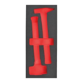 für Schlosser- und Schonhammer, für Werkstattwagen 78 cm Ersatz-Einlage 1/3