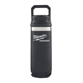530 ml mit Schraubdeckel, schwarz ﻿PACKOUT Isolierflasche