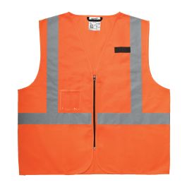 Größe 2XL/3XL Contractor Warnschutzweste orange