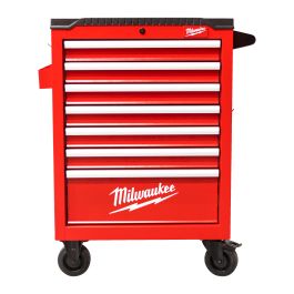 mit 7 Schubladen TOOLGUARD Werkstattwagen 69 cm / 27" rot