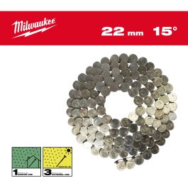 3,05 x 22 mm Ringschaft verzinkt, 15° Coilnägel für M18FRCN45
