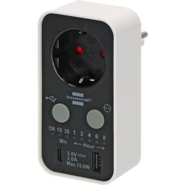 Digitaler Countdown Timer m. USB A/C