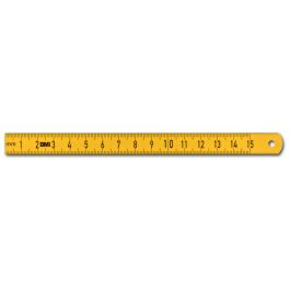 Stahlmaßstab ISOFLEX, gelb - 500 x 13mm (früher 9627050)