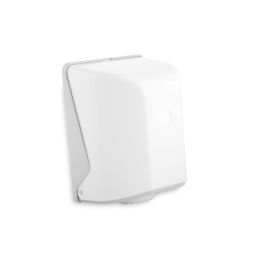 Papierhandtuchrollen-Spender, weiß ,für MIDI Rollen bis Ø 22 cm, Kunststoff      ST-5020*