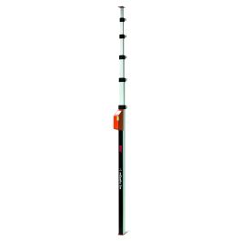 Telescopmeßstab 8m - Aluminium-Vierkant, Teilung Front -mm, im Etui