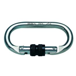 Bergsteigerkarabinerhakenaus Stahl 22kN, Typ BS 20