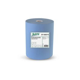 Industrierolle 36 cm, 3-lagig, rec. blau ,1000 Blatt, 1 Rolle