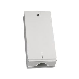 Falthandtuch-Spender für V-Falz-Tücher ,Metall weiß, für ca. 750 Blatt    AG-673*