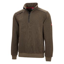 NITRAS MOTION TEX PLUS, Pullover, braun, OEKO-TEX