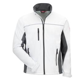 NITRAS MOTION TEX LIGHT, Softshelljacke, weiß / grau, OEKO-TEX