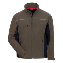 NITRAS MOTION TEX LIGHT, Softshelljacke, braun / schwarz, OEKO-TEX