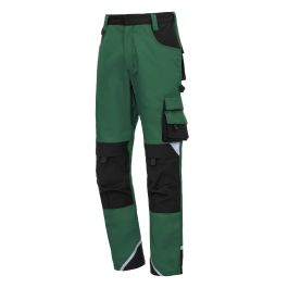NITRAS MOTION TEX PLUS, Arbeitshose, lang, grün / schwarz, OEKO-TEX