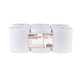 Handtuchrolle Autocut 20 cm, 1-lagig ,TAD, hochweiß, Ø 19 cm, 6 Rollen