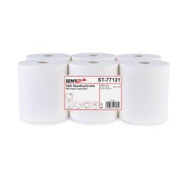 Handtuchrolle Autocut 21 cm, 1-lagig ,TAD, hochweiß, Ø 19 cm, 6 Rollen
