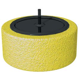 Schwammpad mit Schaft - Ø 125 mm • 40 mm