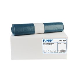 LDPE-Regenerat Müllsäcke, blau,  ,Typ 60 extra, 140 l, 800 x 1.000 mm,