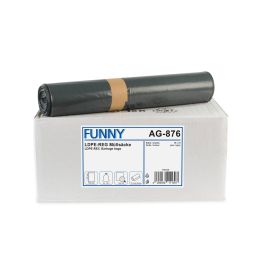 LDPE-Regenerat Müllsäcke, grau,   ,Typ 100, 120 l, 700 x 1.100 mm,