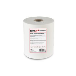 Semy Pulp Putztuchrolle 29 cm, weiß ,300 Blatt, 1 Rolle