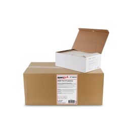 Semy Pulp Tuch in Spenderbox ,29x38cm, 6x100 Tücher im Karton, weiß