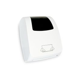 Handtuchrollenspender mit Autocut, weiß ,Rollen 20 -21 cm                     ST-88755*