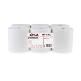 Handtuchrolle Autocut 20 cm, 1-lagig,  ,weiß, Ø 19 cm, 6 Rollen