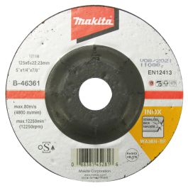 Schruppscheibe INOX 125mm - Ø 125 mm • 6,0 mm • WA36N-BF • Edelstahl