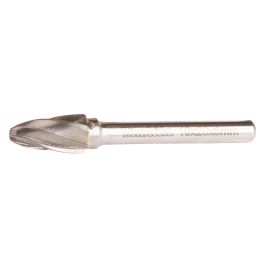 Hartmetall Frässtift  - Rundbogen • Alu-Verzahnung • LxØ 20x10 mm • max. 33.000 U/min