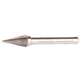 Hartmetall Frässtift  - Spitzkegel • Einfachverzahnung • LxØ 20x10 mm • max. 33.000 U/min
