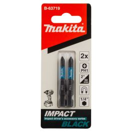 Bit PH1 Impact Black - PH1 • 2 Stück • 50 mm