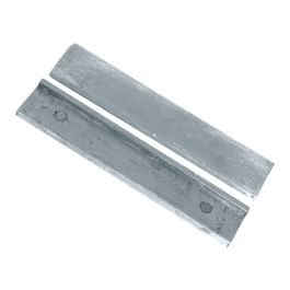 MAGNET. ALU-SCHUTZBACKE 100 mm, 2 Stück