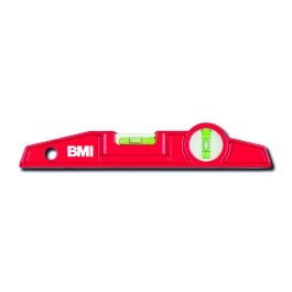 Trapez-WW - 25cm, BMI ROT RAL3020 - 2 Magnete - BMI - in Tasche schwarz mit BMI-Logo weiß