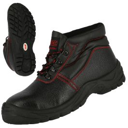 7206 // BASIC STEP MID - NITRAS BASIC STEP MID, S3 Sicherheitsstiefel, halbhoch, schwarz, EN ISO 20345