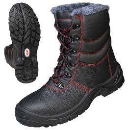 7208 // BASIC STEP MID+ W - NITRAS BASIC STEP MID+ W, S3 CI Sicherheitswinterstiefel, hoch, schwarz EN ISO 20345