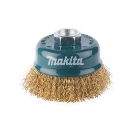 Topfbürste - Ø 75 mm • gewellt • Messing • M14