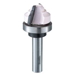 Profilfräser klassisch 22 mm  - Ø 8 mm Schaft • Ø 22 mm Fräser • 13 mm Arbeitslänge • 54 mm Gesamtlänge • R1= 3,2 mm