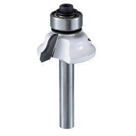 Profilfräser römisch 28,6 mm - Ø 8 mm Schaft • Ø 28,6 mm Fräser • 13 mm Arbeitslänge • 55 mm Gesamtlänge • R1= 4 mm